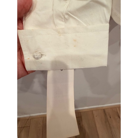 Ralph Lauren Kids Girls Cream Button Front Ruffle Collar Shirt Size 6X - Picture 6 of 6